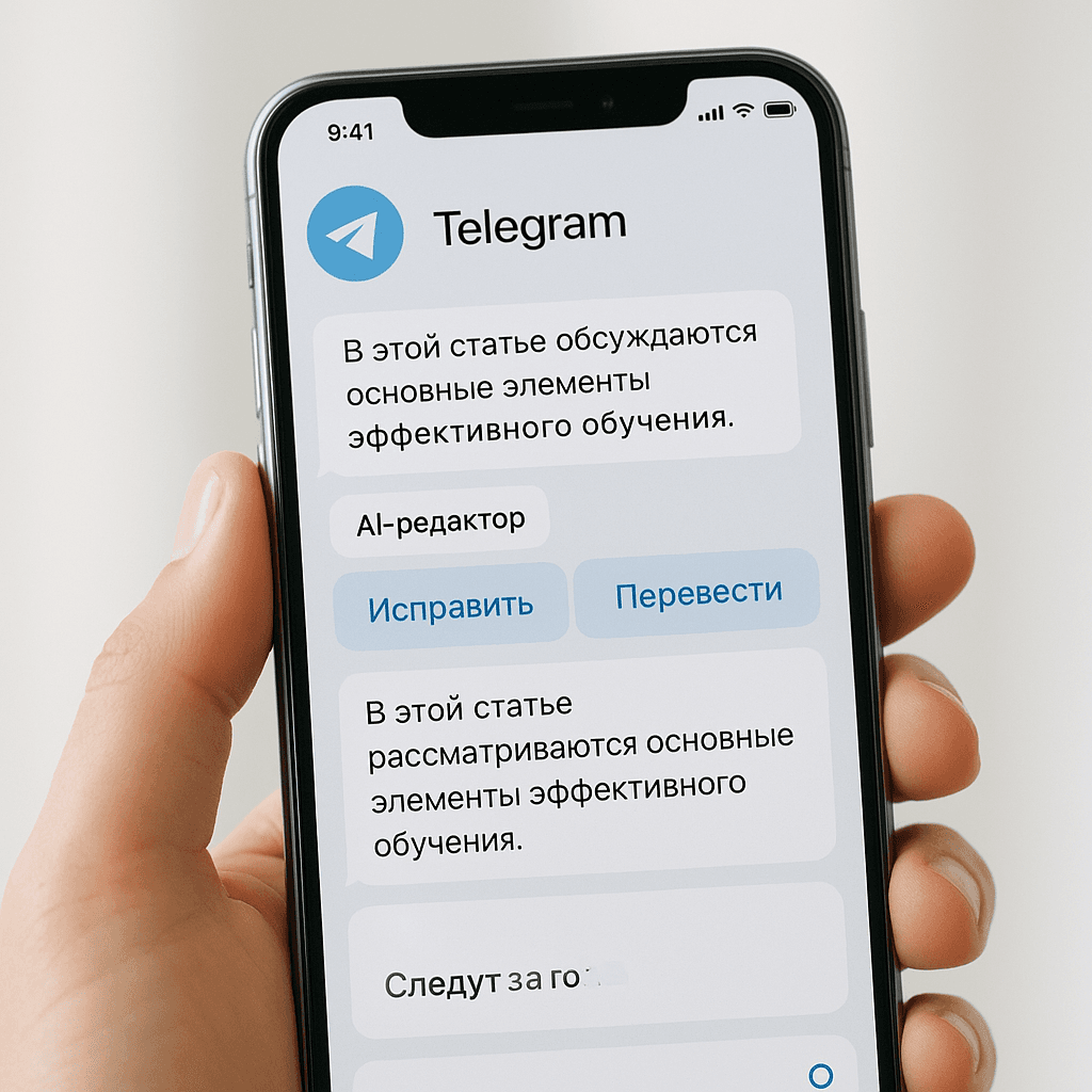 Telegram обновился: ИИ-редактор и поиск по музыке